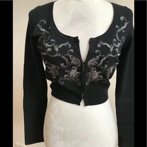 White House Black Market Cropped Sweater